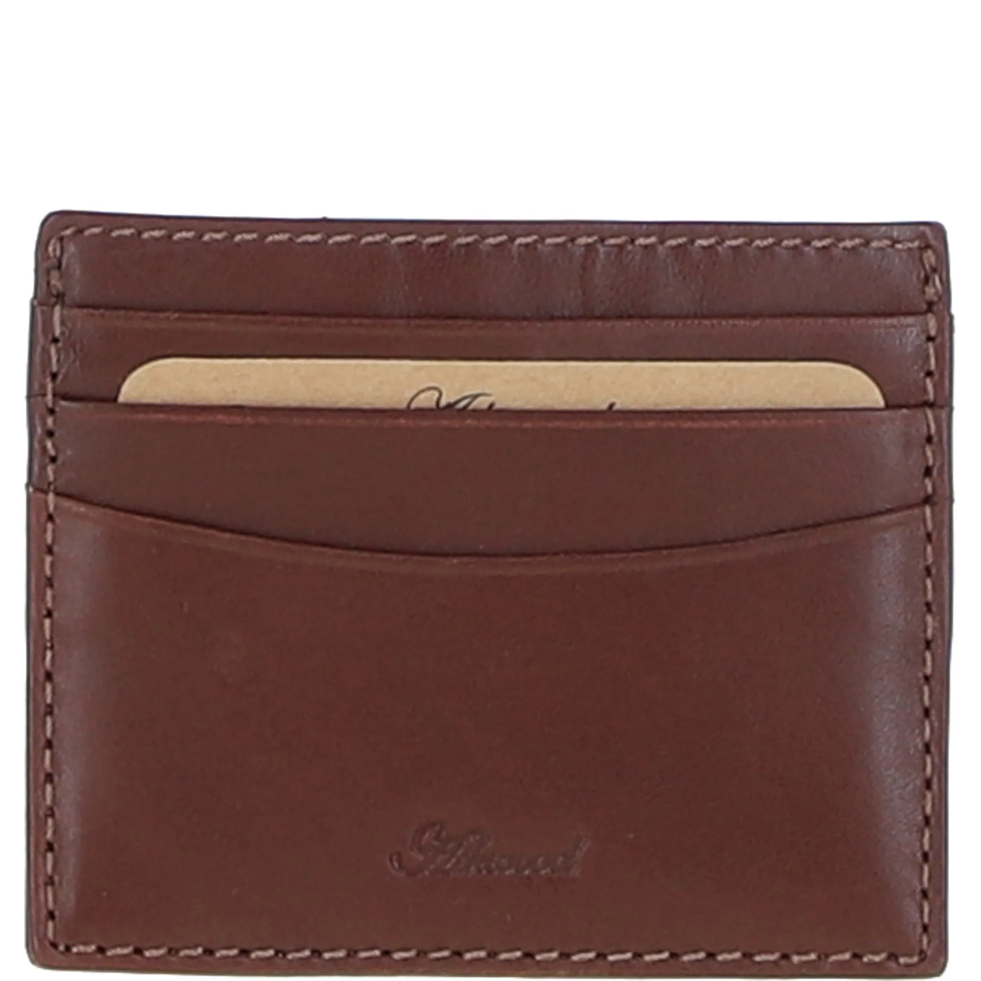 Leather Passport Cover & Card Holder Gift Set Chestnut: GS-1280