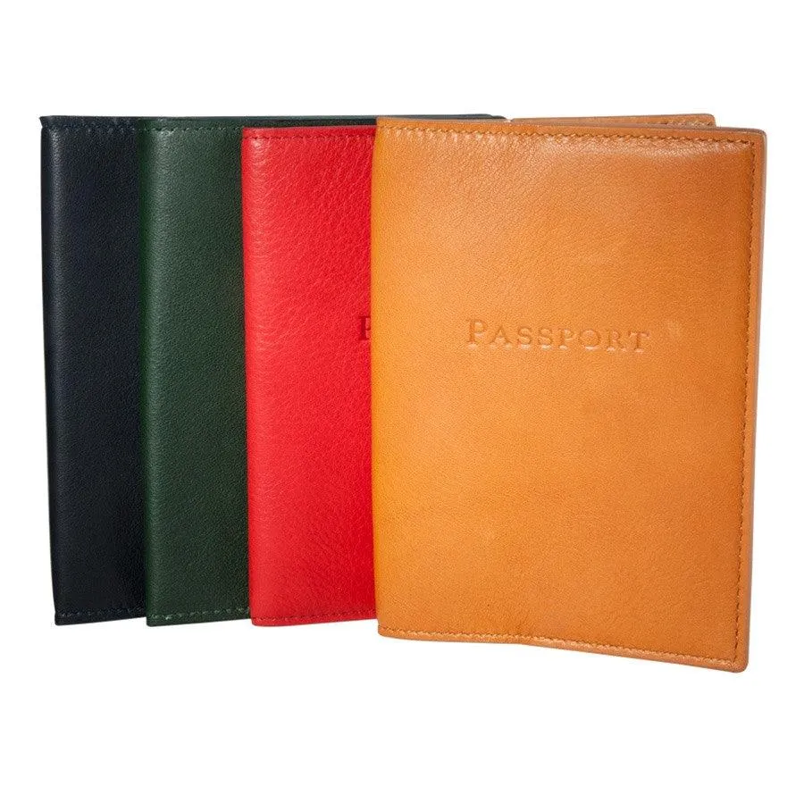 Leather Passport Holder - Traditional, Goatskin and Crocodile