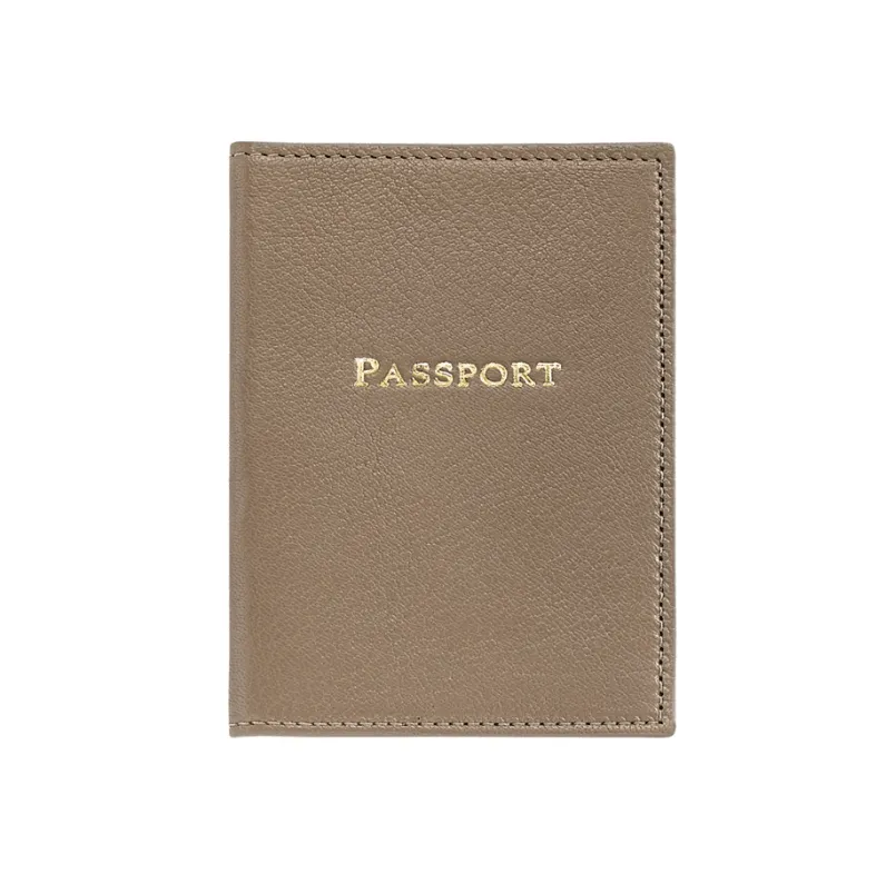 Leather Passport Holder - Traditional, Goatskin and Crocodile