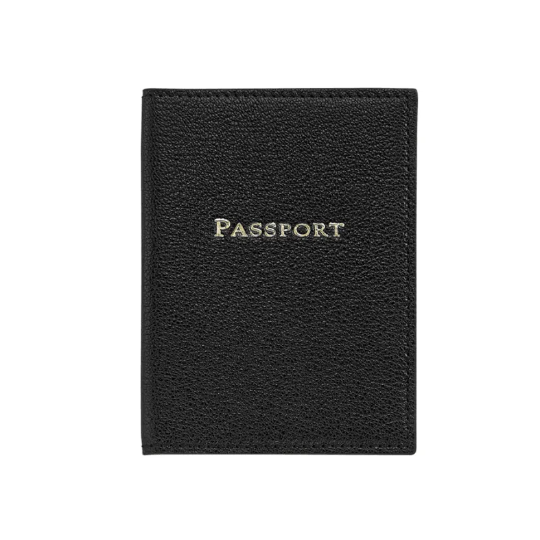 Leather Passport Holder - Traditional, Goatskin and Crocodile