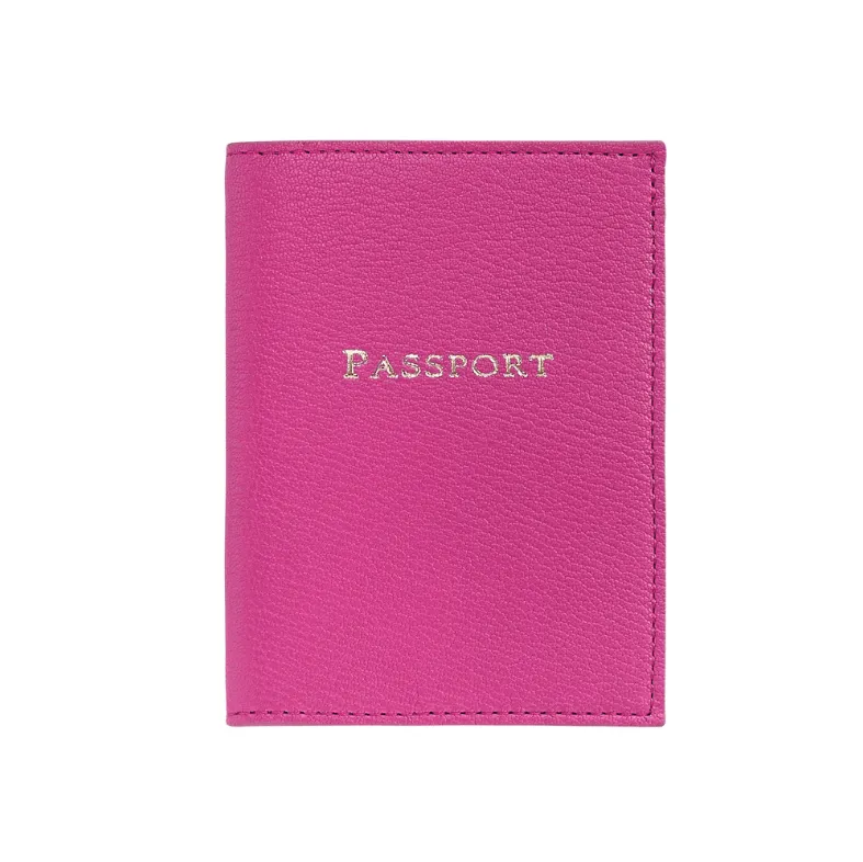 Leather Passport Holder - Traditional, Goatskin and Crocodile