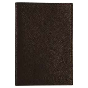 Longchamp - Le Foulonné Passport Cover in Mocha