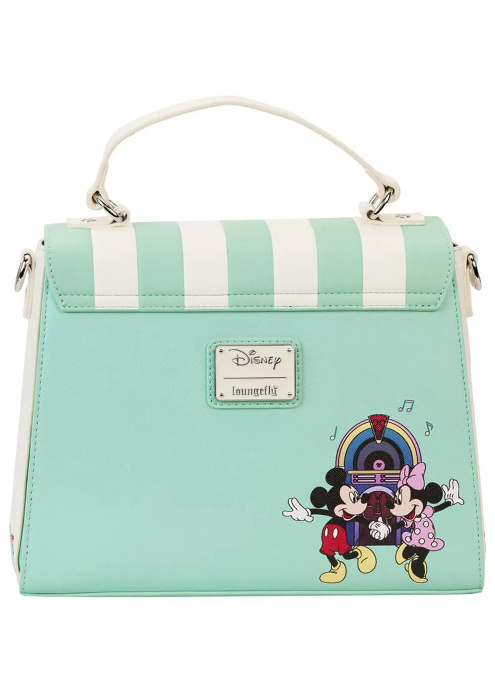 Loungefly Disney Mickey and Minnie Date Night Diner Crossbody Bag Multi