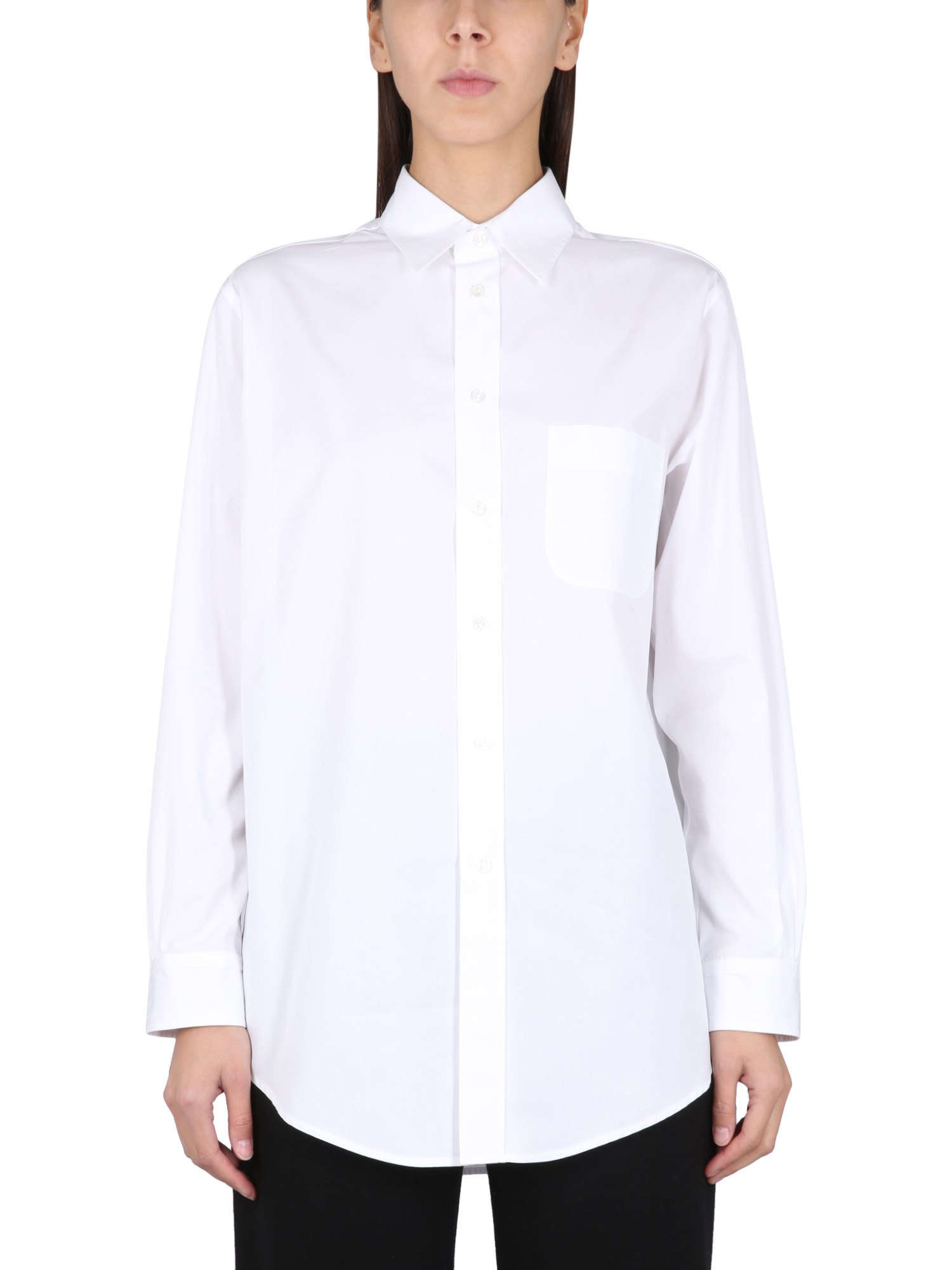 MAISON MARGIELA    ECO-FRIENDLY COTTON POPLIN SHIRT