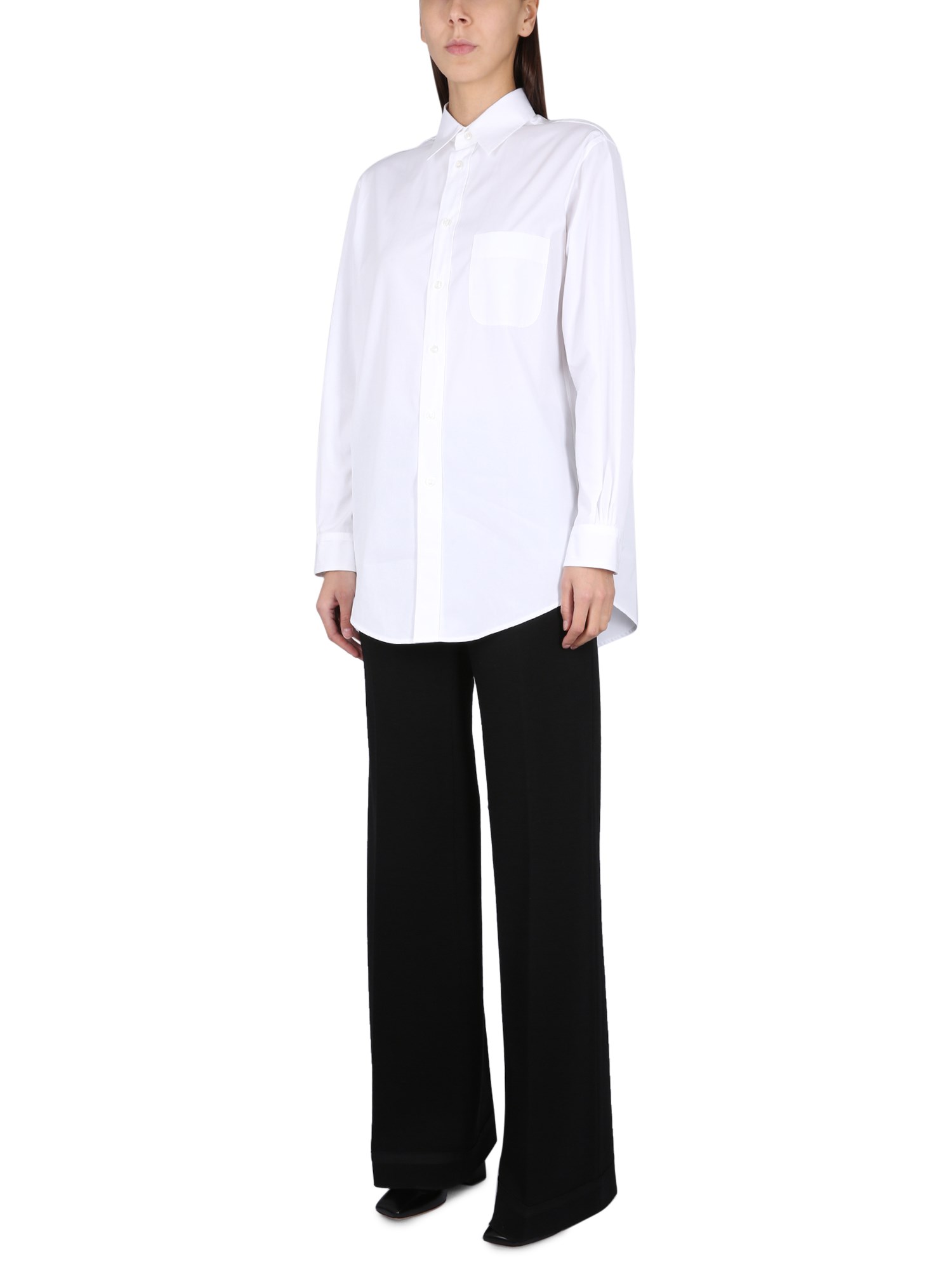 MAISON MARGIELA    ECO-FRIENDLY COTTON POPLIN SHIRT