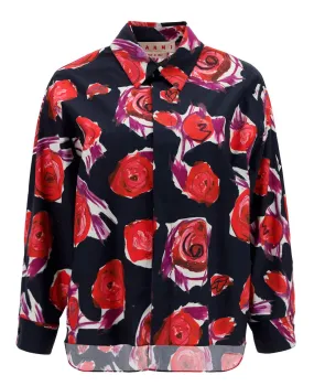 Marni Floral-Printed Buttoned Shirt