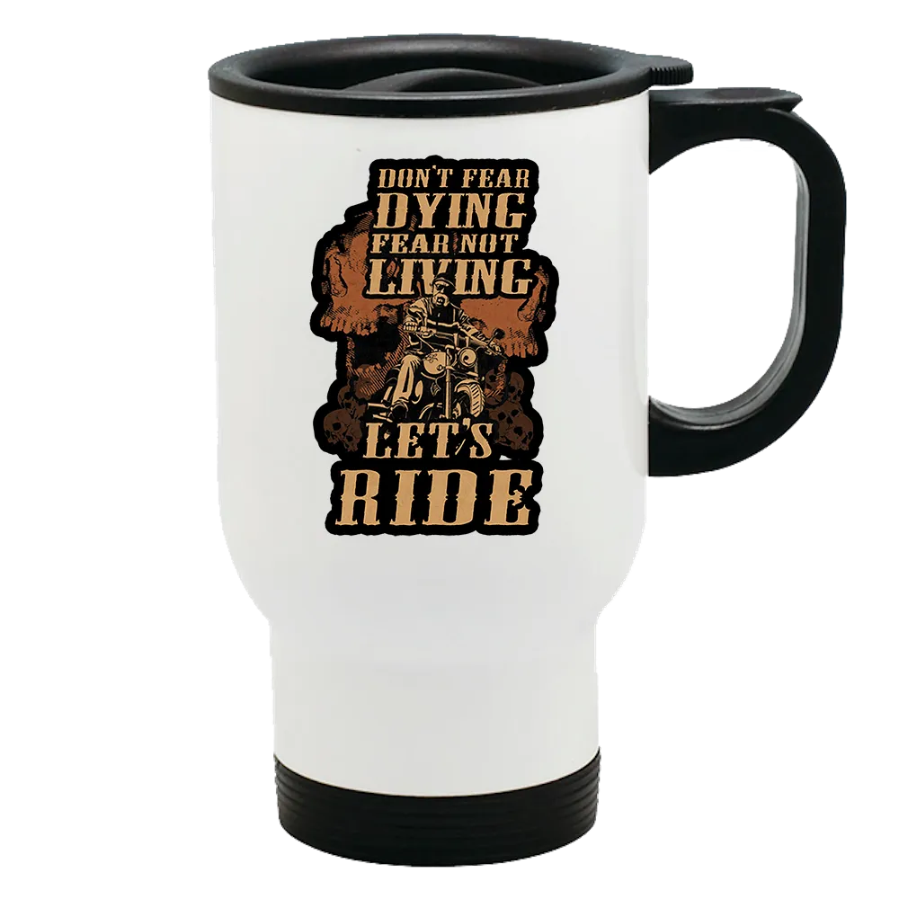 Metal Coffee and Tea Travel Mug Bikers