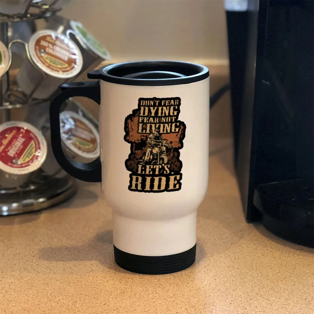 Metal Coffee and Tea Travel Mug Bikers