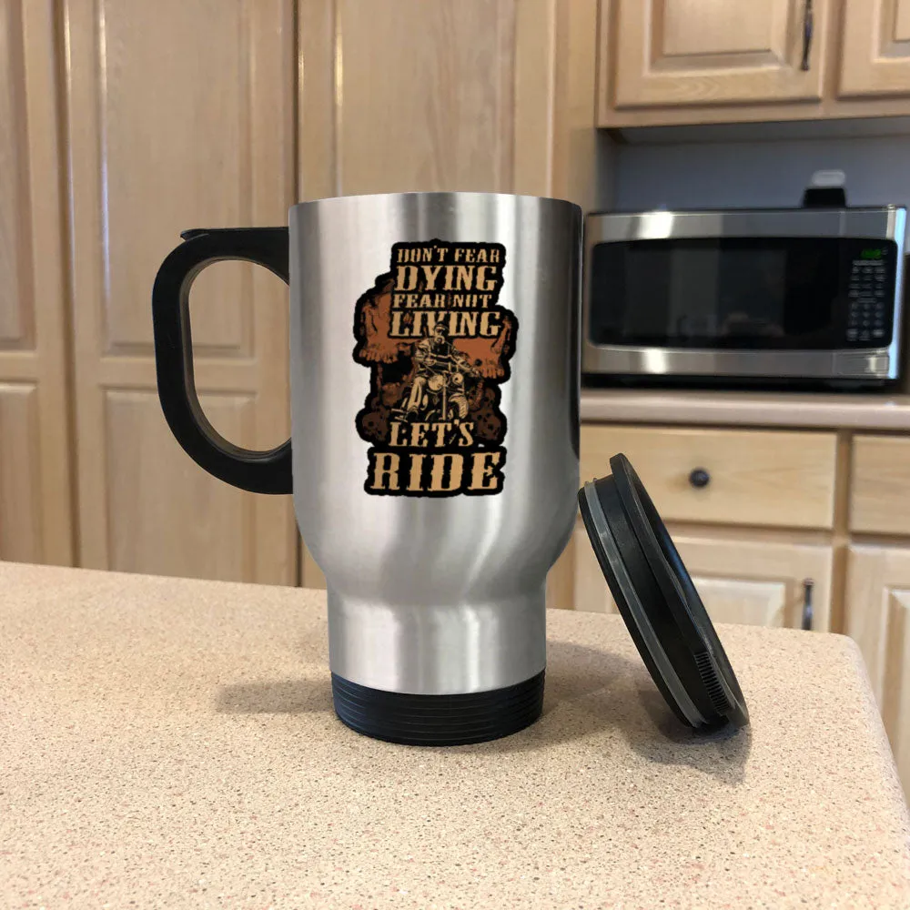 Metal Coffee and Tea Travel Mug Bikers