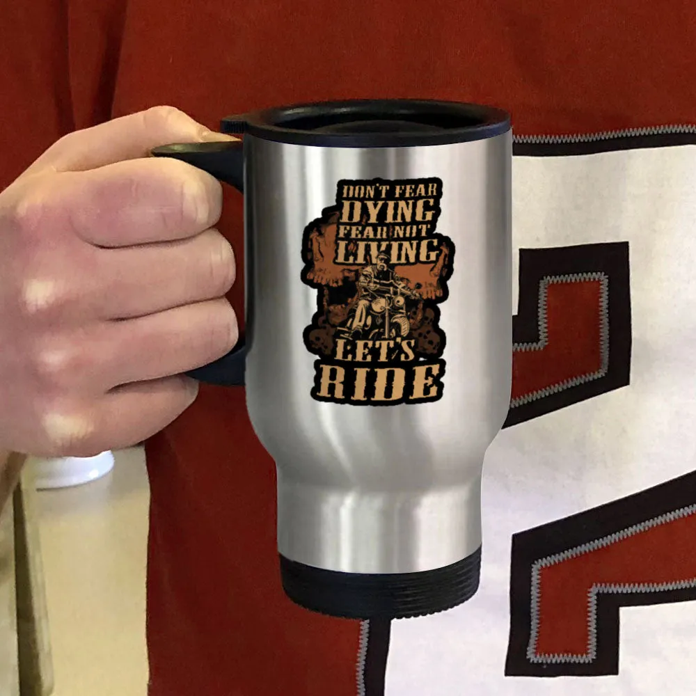 Metal Coffee and Tea Travel Mug Bikers