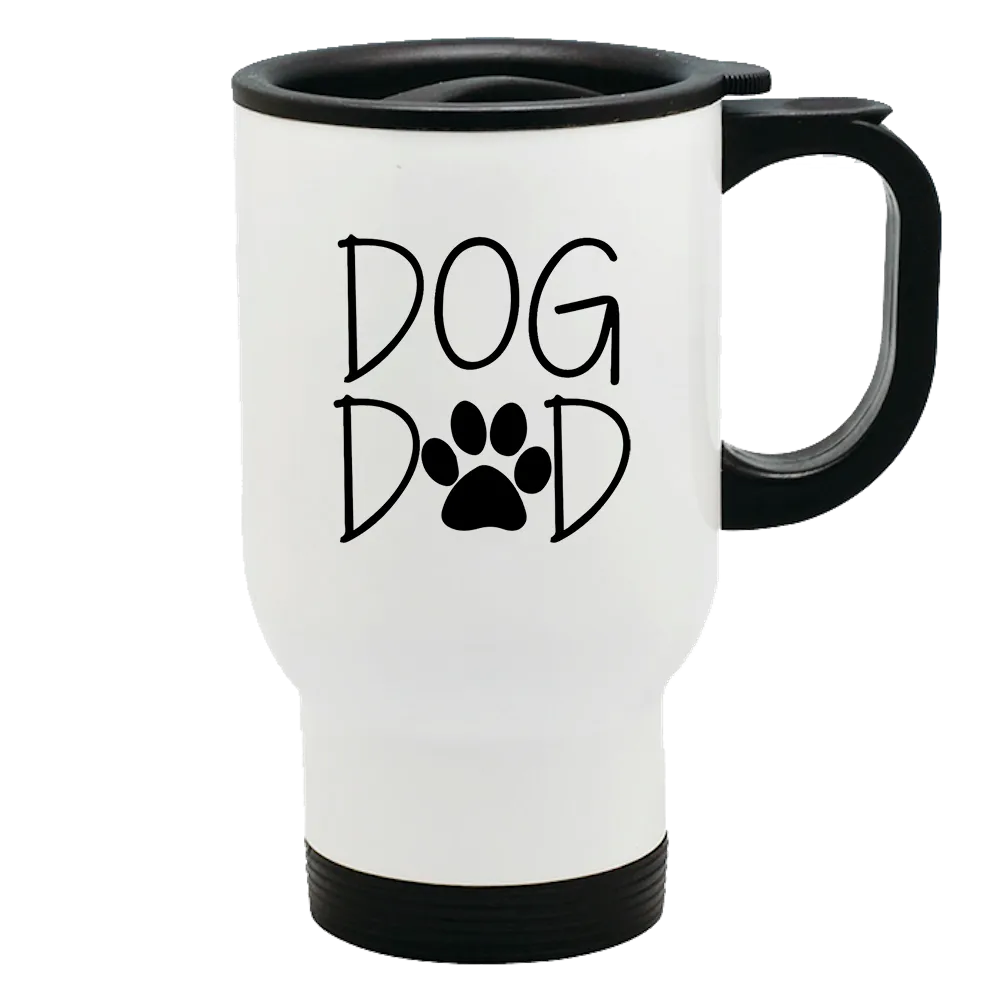 Metal Coffee and Tea Travel Mug Dog Dad