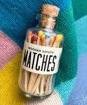 Mini Apothecary Matches - Rainbow