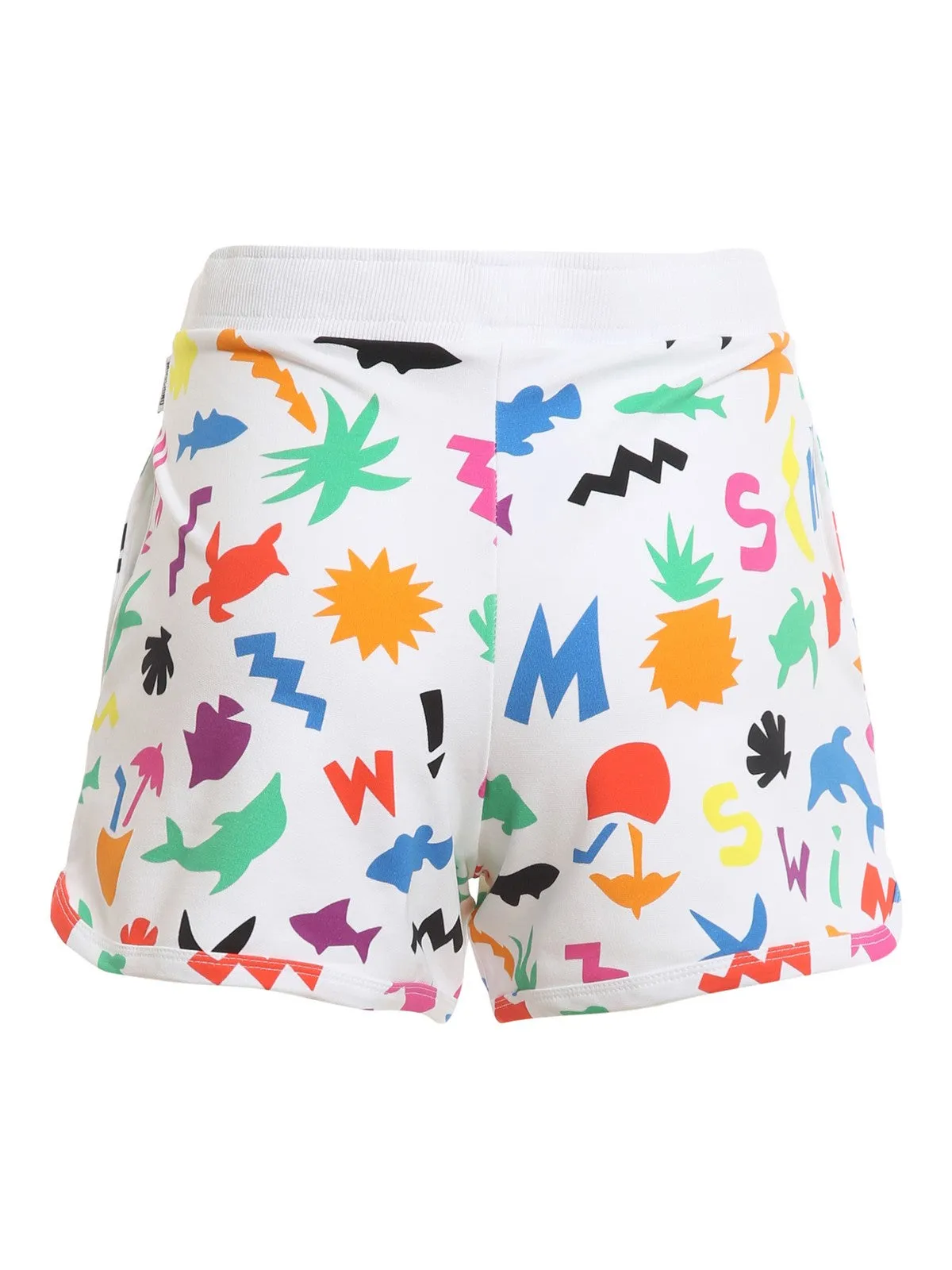 Moschino All-Over Printed Drawstring Shorts