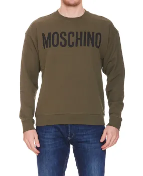 Moschino Logo Printed Long-Sleeved Sweatshirt