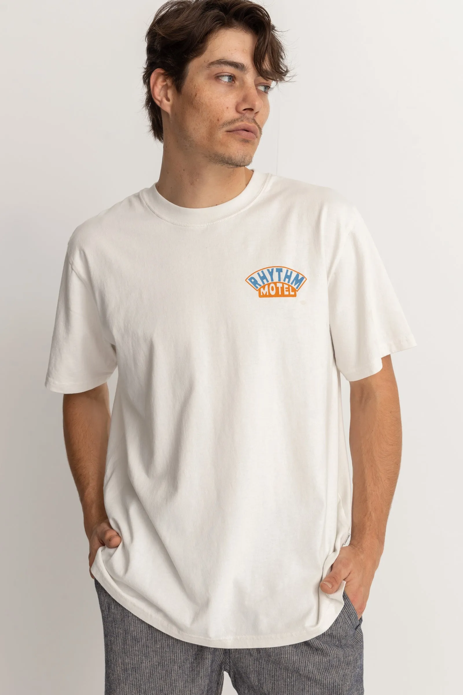 Motel Vintage Ss T-Shirt Vintage White