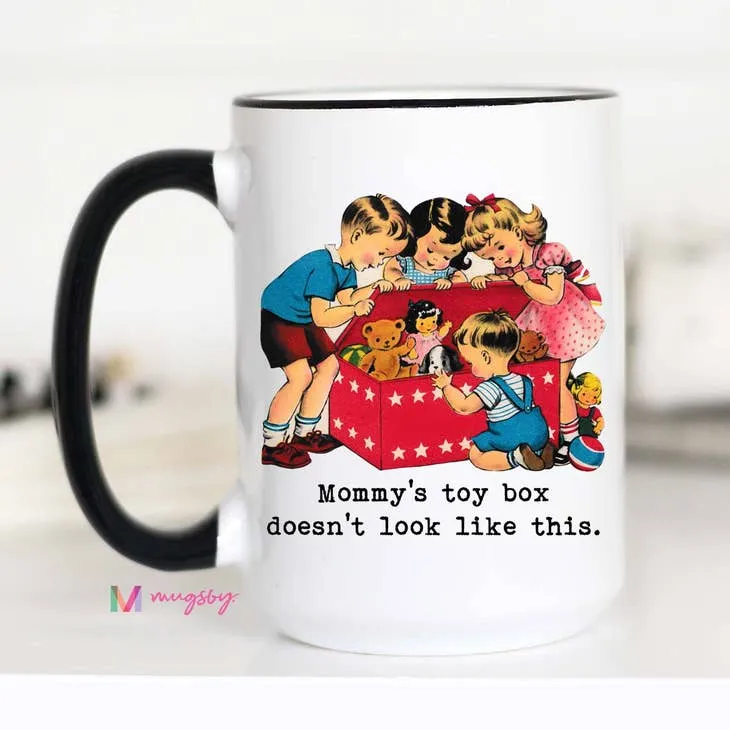 MUGSBY MOMMY'S TOY BOX CHRISTMAS MUG