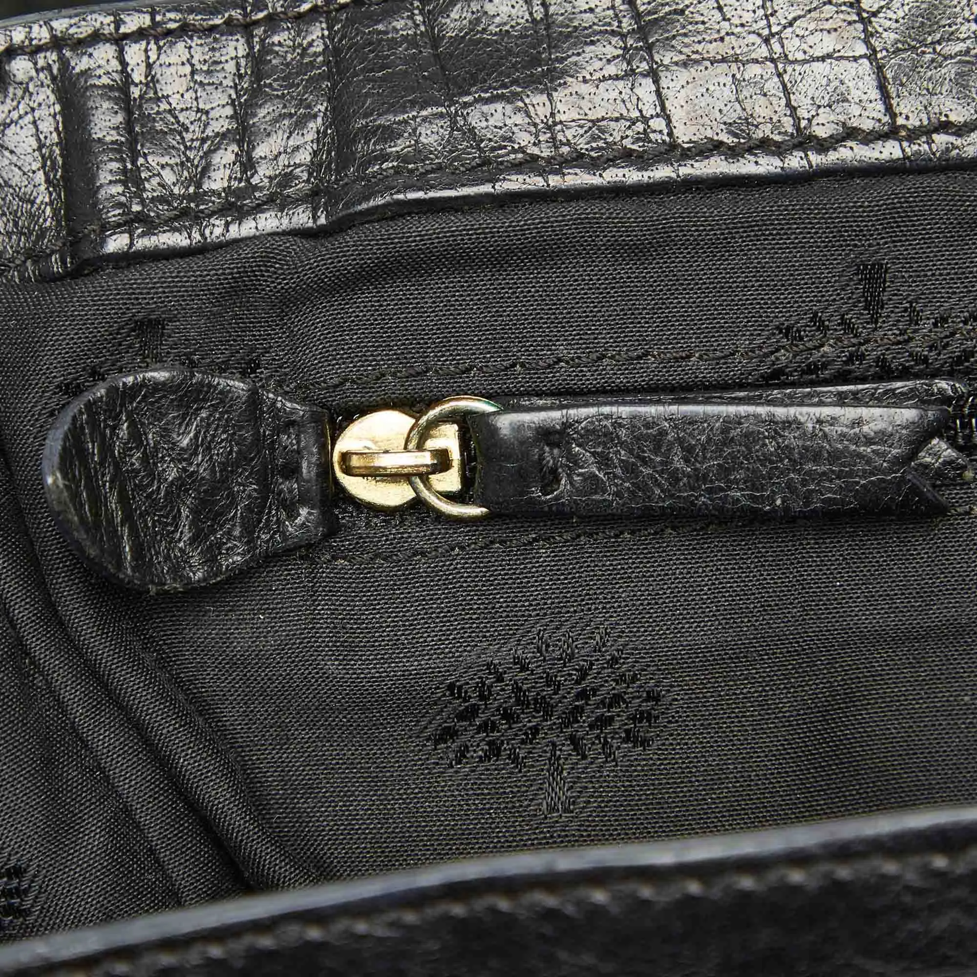 Mulberry Alexa Regular Black With Brass Hardware