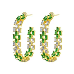 Myrtle Designer Hoop Earrings