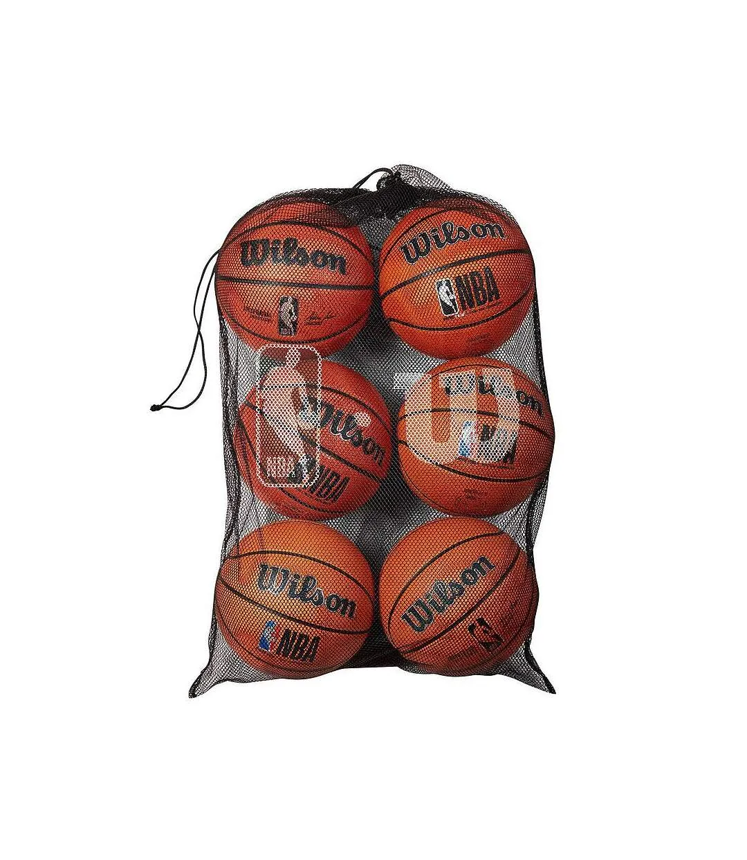 Nba mesh ball bag one size black Wilson