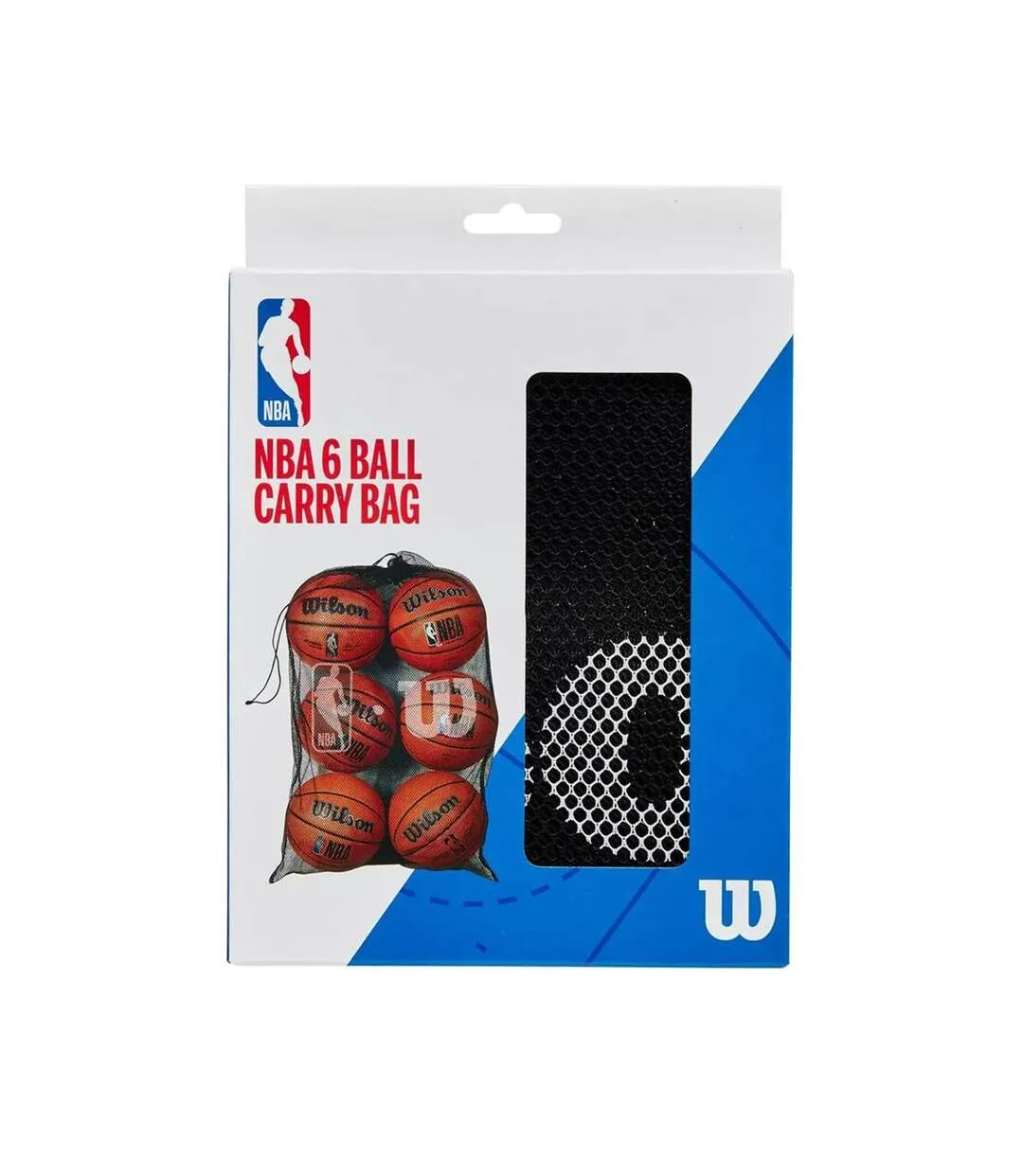 Nba mesh ball bag one size black Wilson