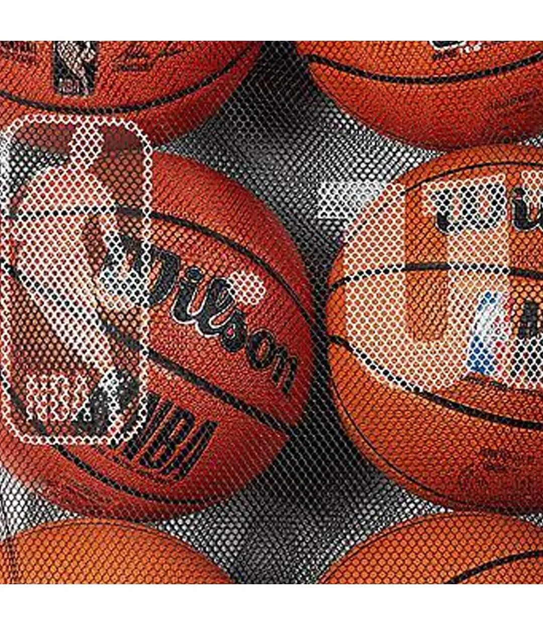 Nba mesh ball bag one size black Wilson