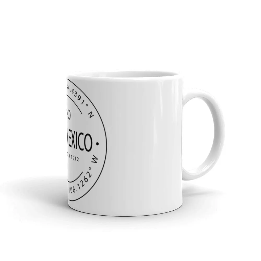 New Mexico - Mug - Latitude & Longitude