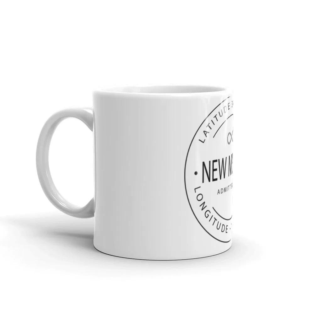 New Mexico - Mug - Latitude & Longitude