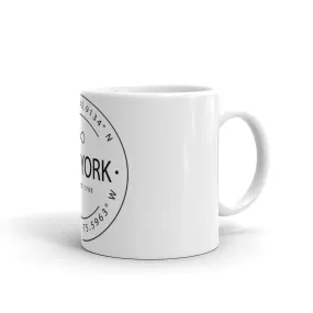 New York - Mug - Latitude & Longitude