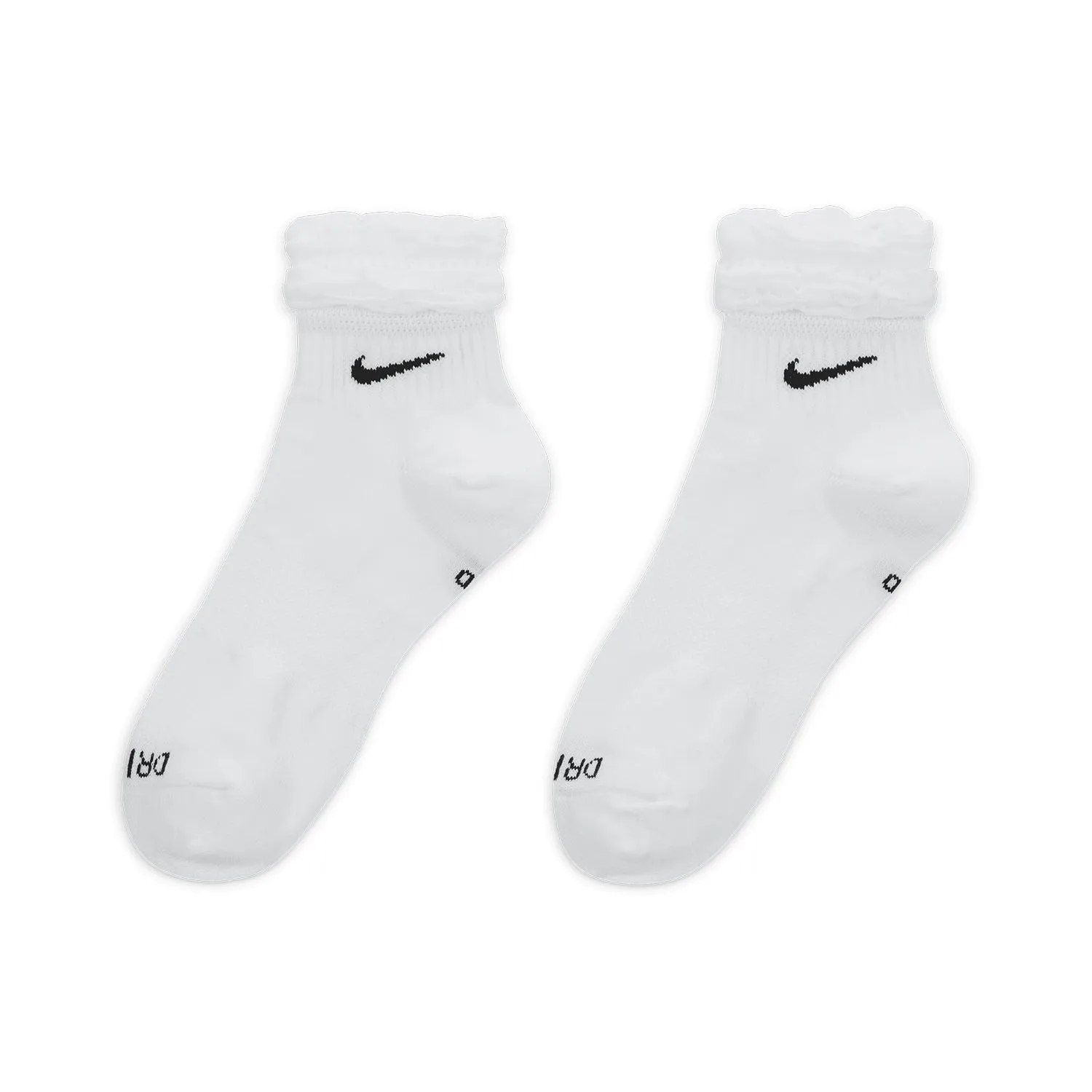 Nike Dri-FIT Gym Calze  White/Black