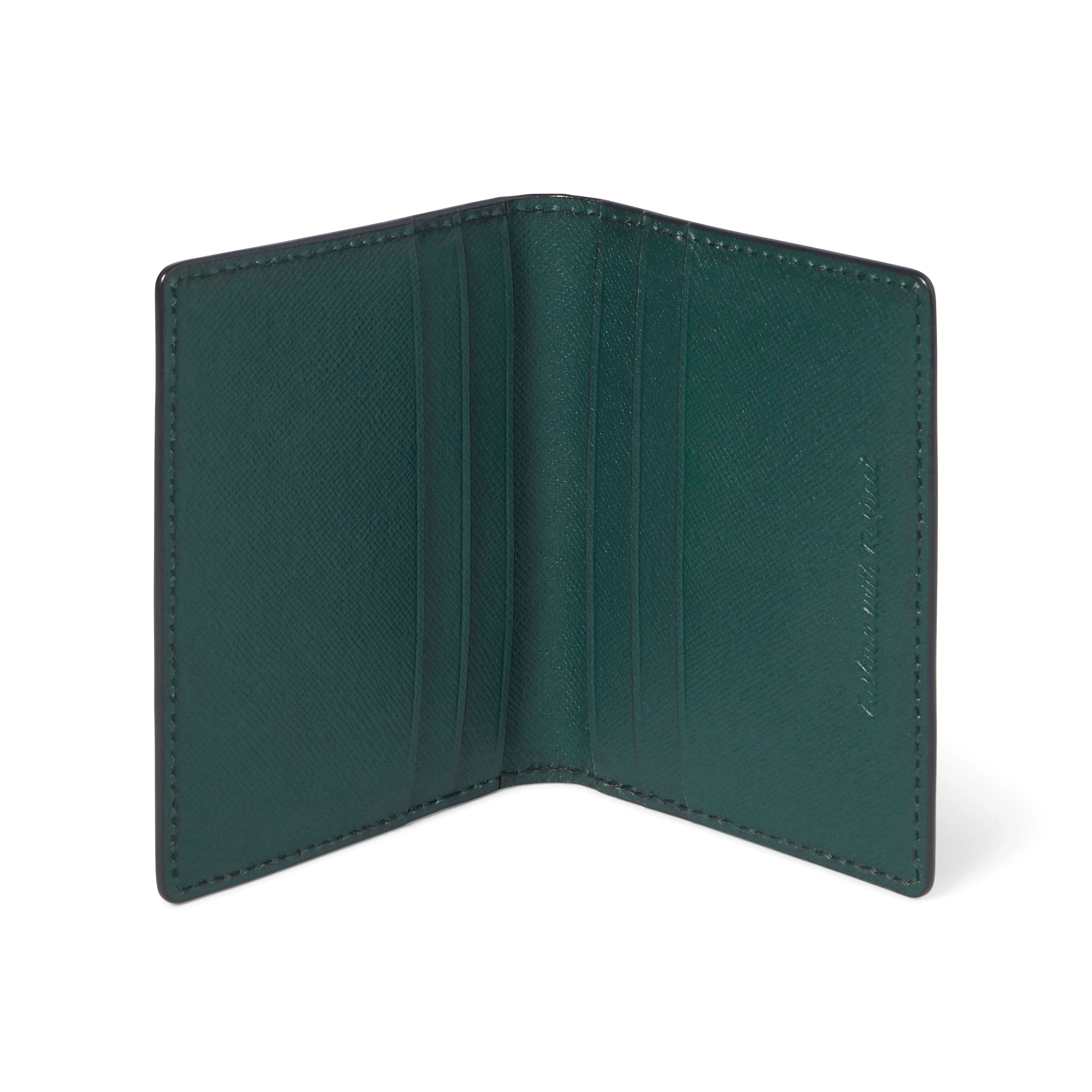 Nutcombe Vegan Leather Passport Holder & Bi-Fold Card Holder  Gift Box | Green