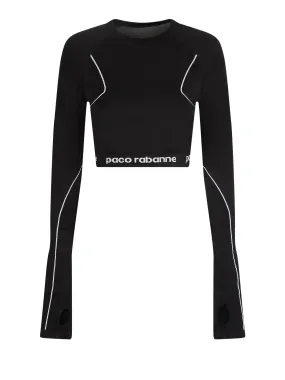 Paco Rabanne Bodyline Technical Crop Top