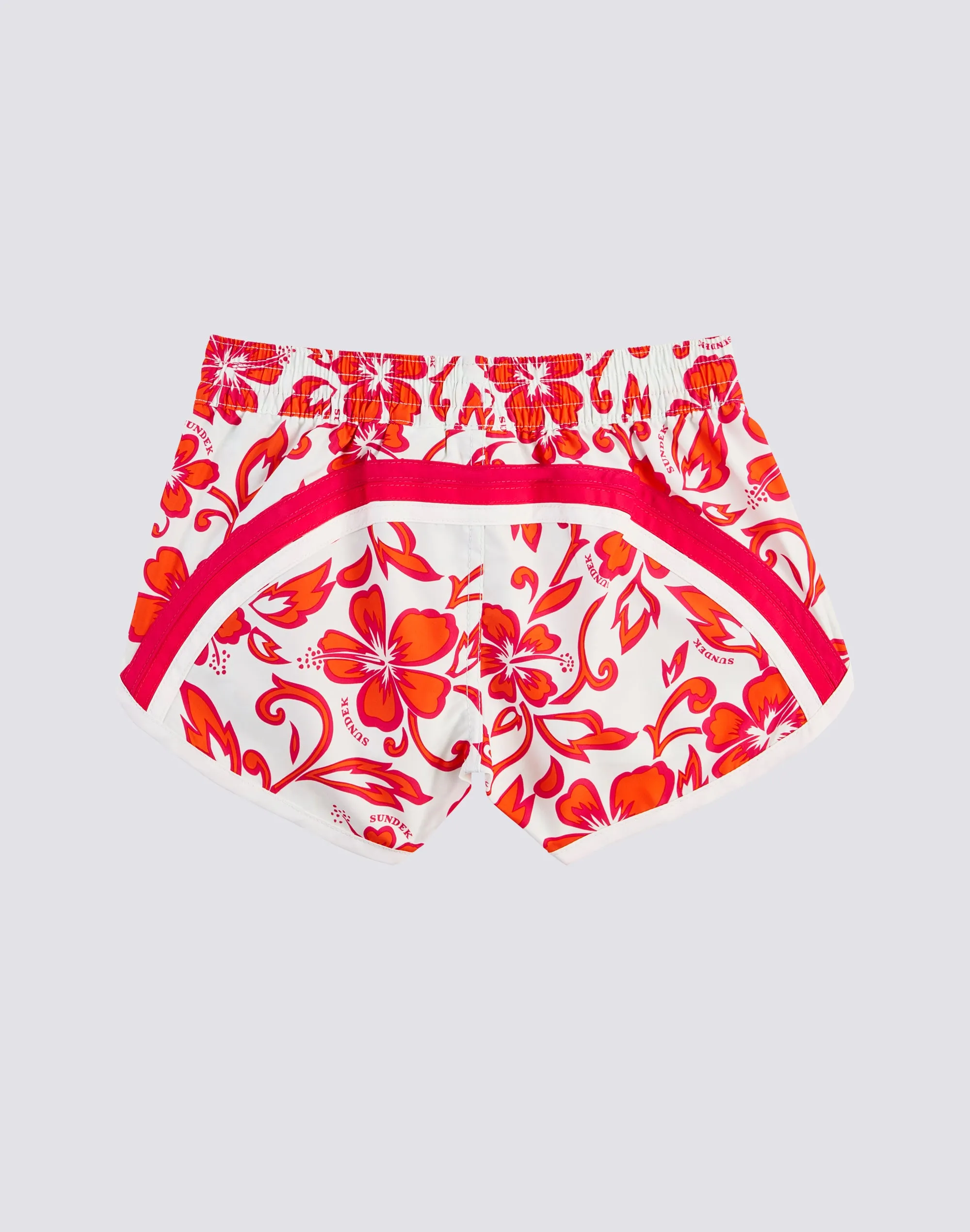 PANTALONCINO MARE CORTO MARGATE CON STAMPA HIBISCUS