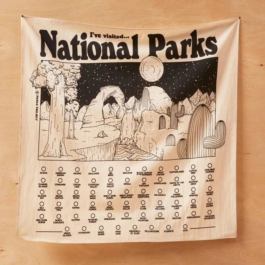 Parks Project Fill In Your National Park Bandana - Natural