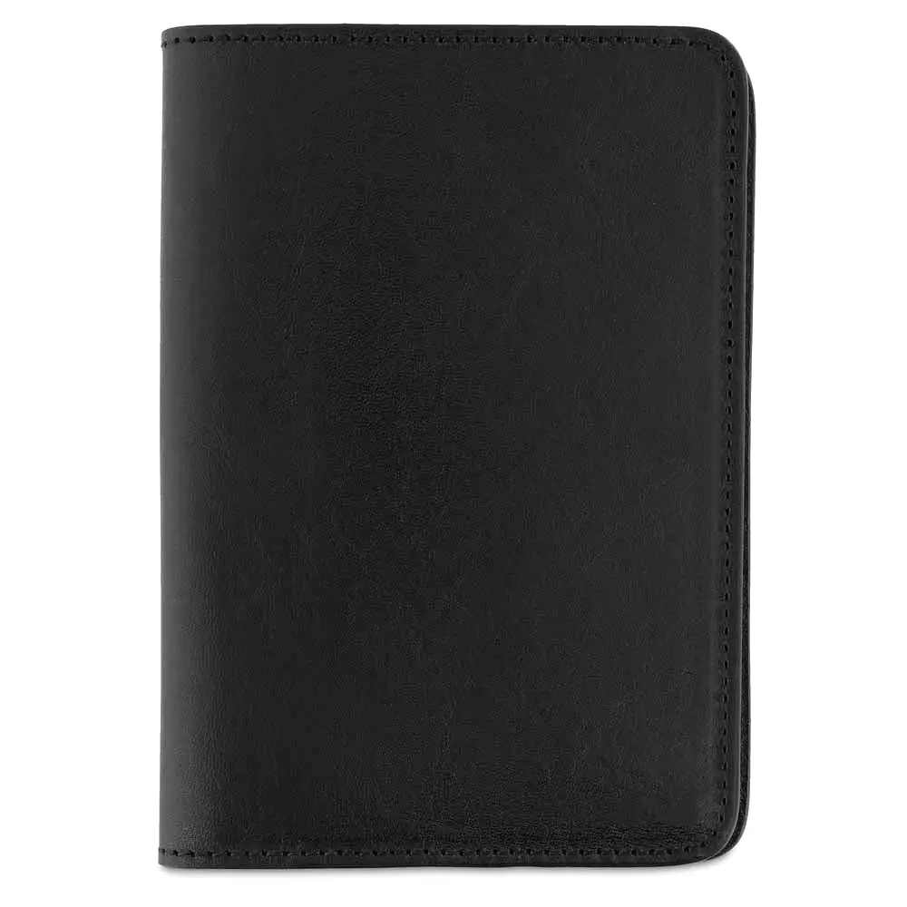 Passport Cover // Black / Blue