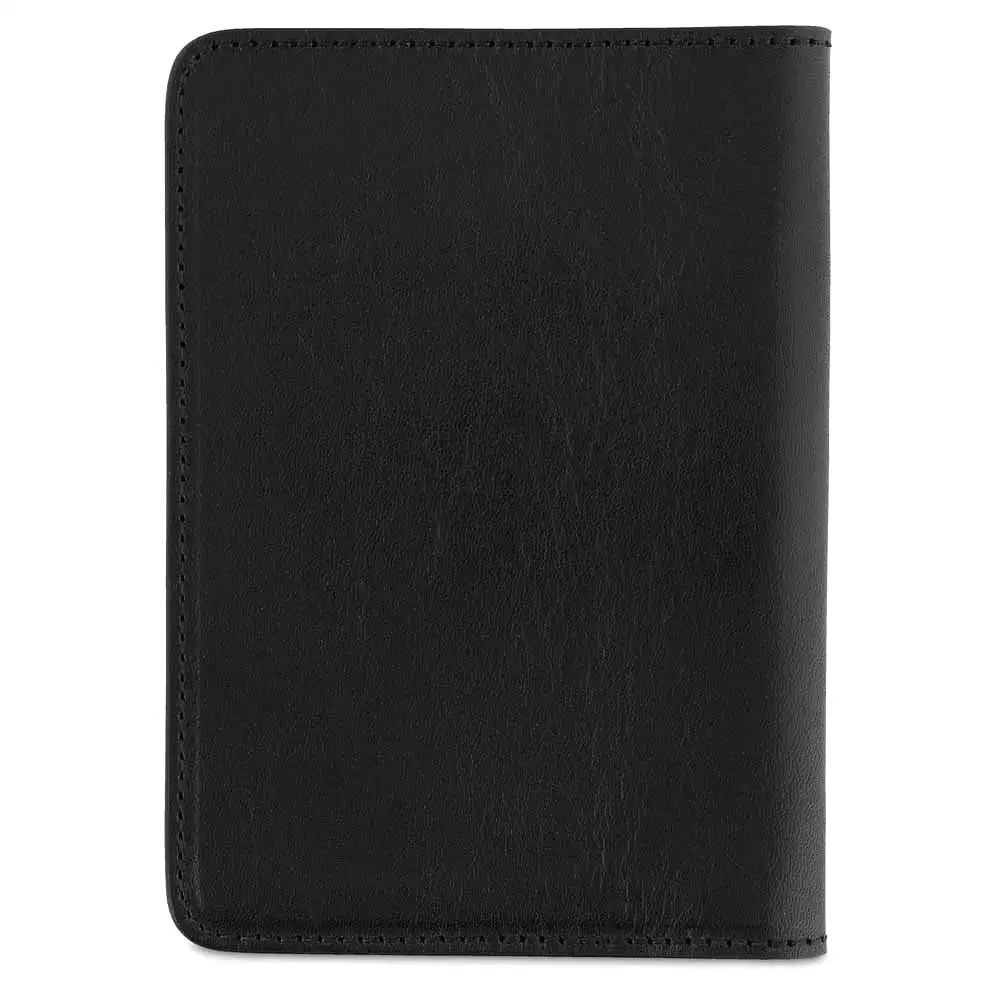 Passport Cover // Black / Blue