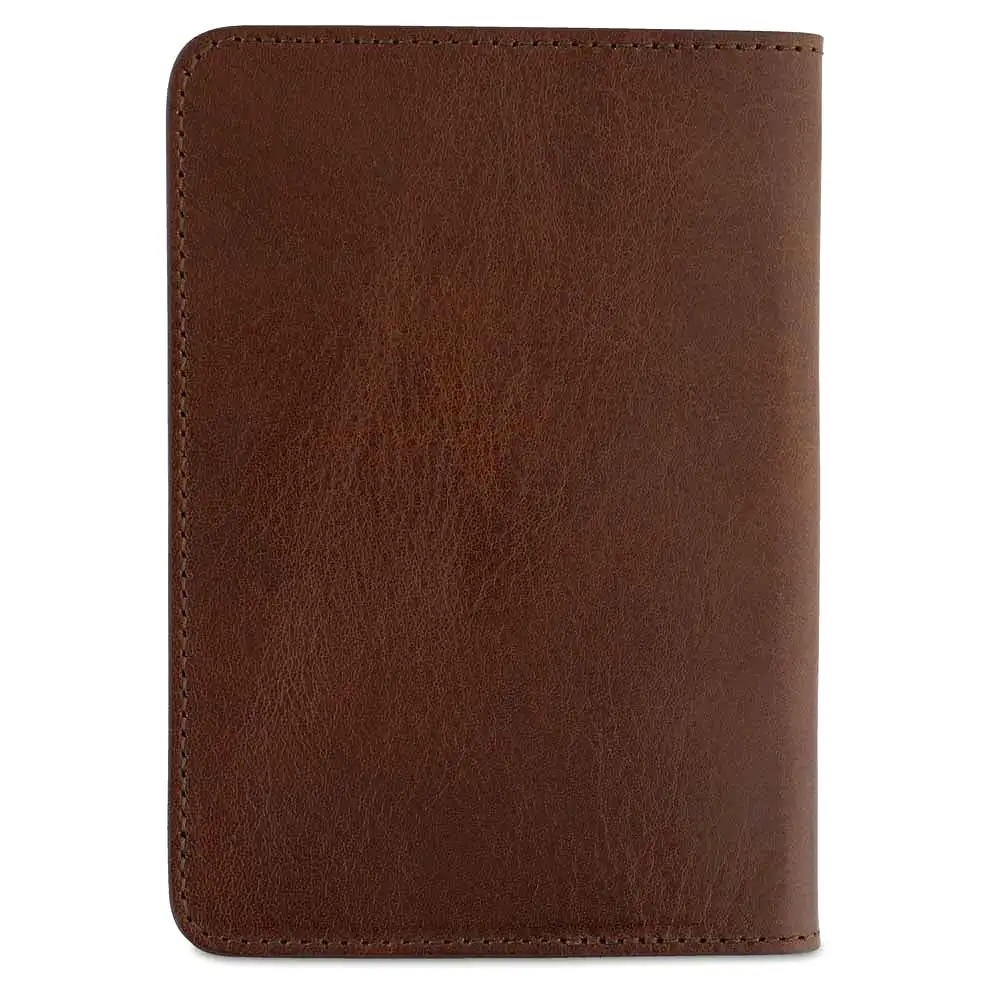 Passport Cover // Light Brown / Orange