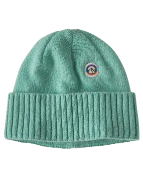 Patagonia Brodeo Beanie - Fitz Roy Icon / Nouveau Green | Shop Clothing Accessories at Trojan Wake Ski Snow & Snow Skiers Wa