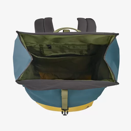 PATAGONIA Fieldsmith Roll-Top Pack Patchwork: Surboard Yellow W Abalone Blue 30L