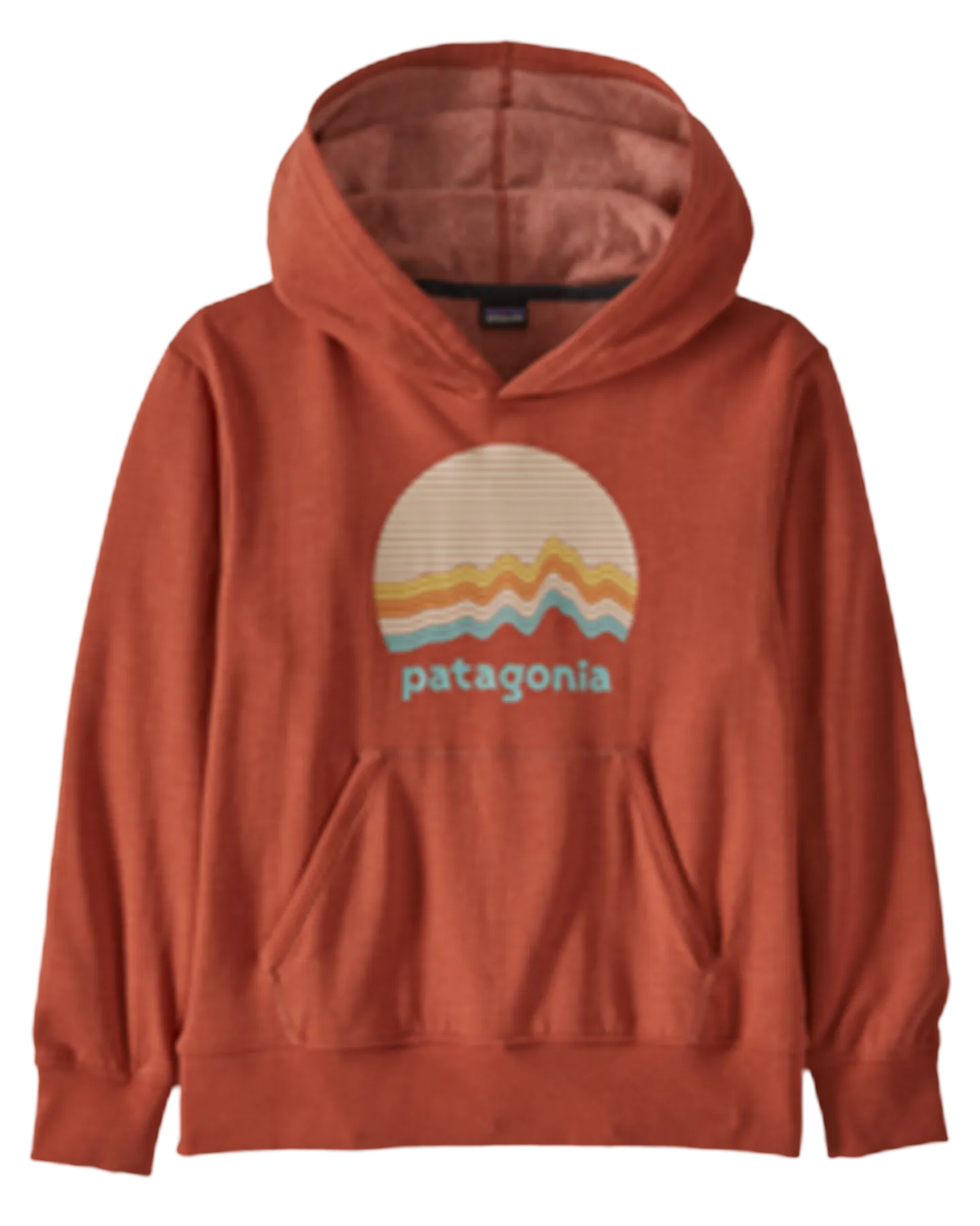 Patagonia Kids' Light Weight Graphic Hoody Sweatshirt - Ridge Rise Moo