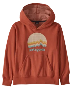 Patagonia Kids' Light Weight Graphic Hoody Sweatshirt - Ridge Rise Moo