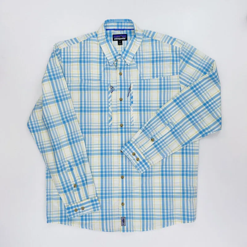 Patagonia  M's L/S Sun Stretch Shirt - Camicia di seconda mano - Uomo - Blu - M