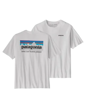 Patagonia P-6 Mission Organic T-Shirt - White