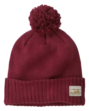 Patagonia Powder Town Beanie - '73 Skyline / Carmine Red | Shop Clothing Accessories at Trojan Wake Ski Snow & Snow Skie