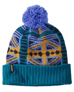 Patagonia Powder Town Beanie - Snow Beam / Pale Periwinkle | Shop Clothing Accessories at Trojan Wake Ski Snow & Snow Skiers