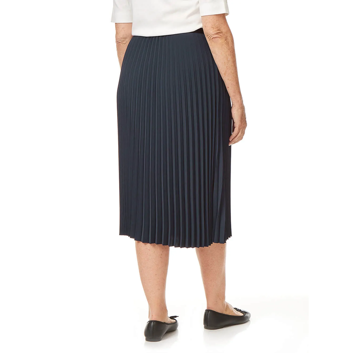 Pleated Solid Skirt