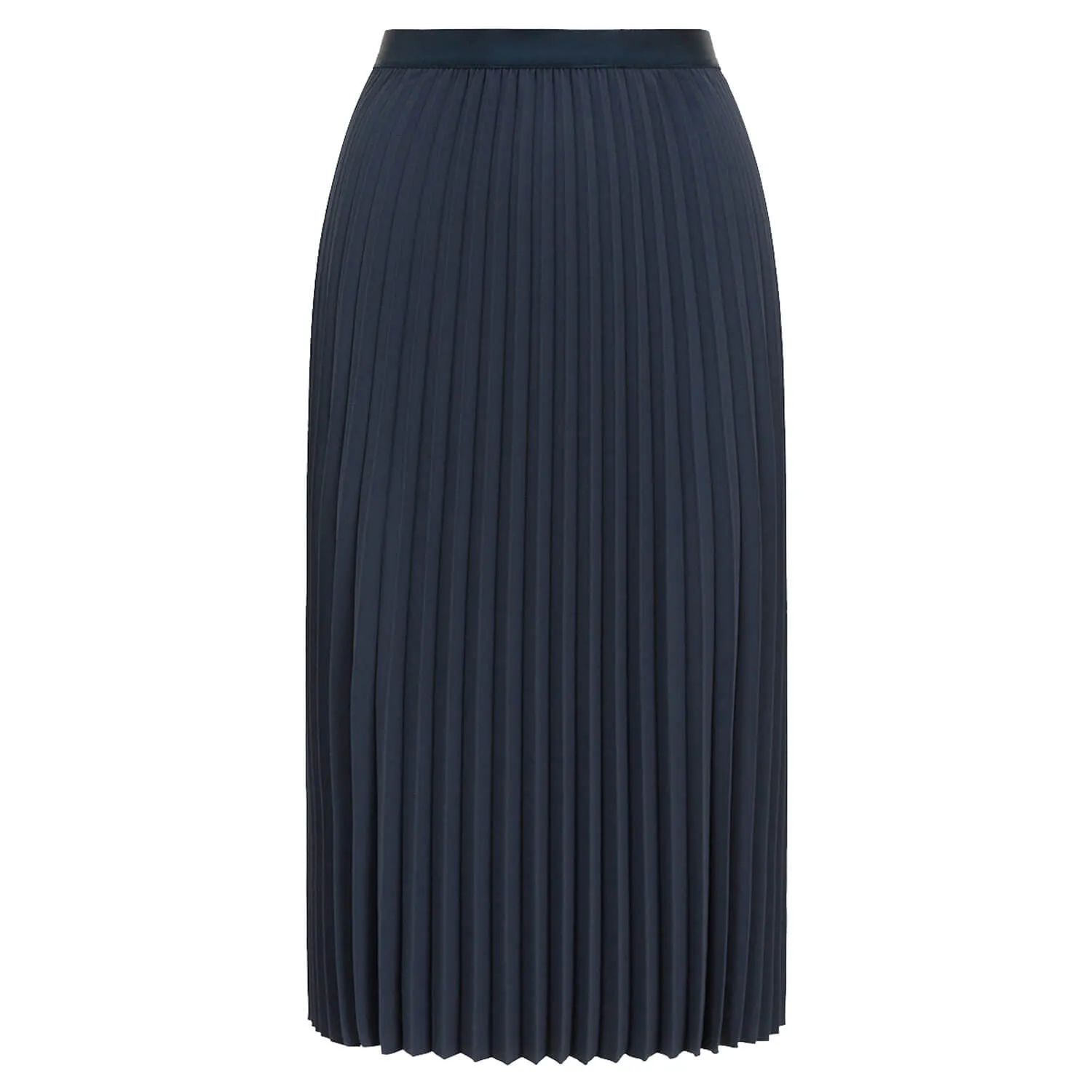 Pleated Solid Skirt