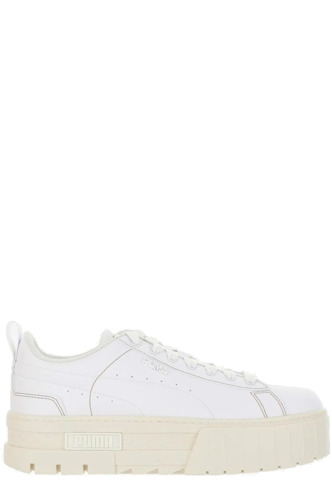 Puma Perforated Detailed Platform Lace-Up Sneakers