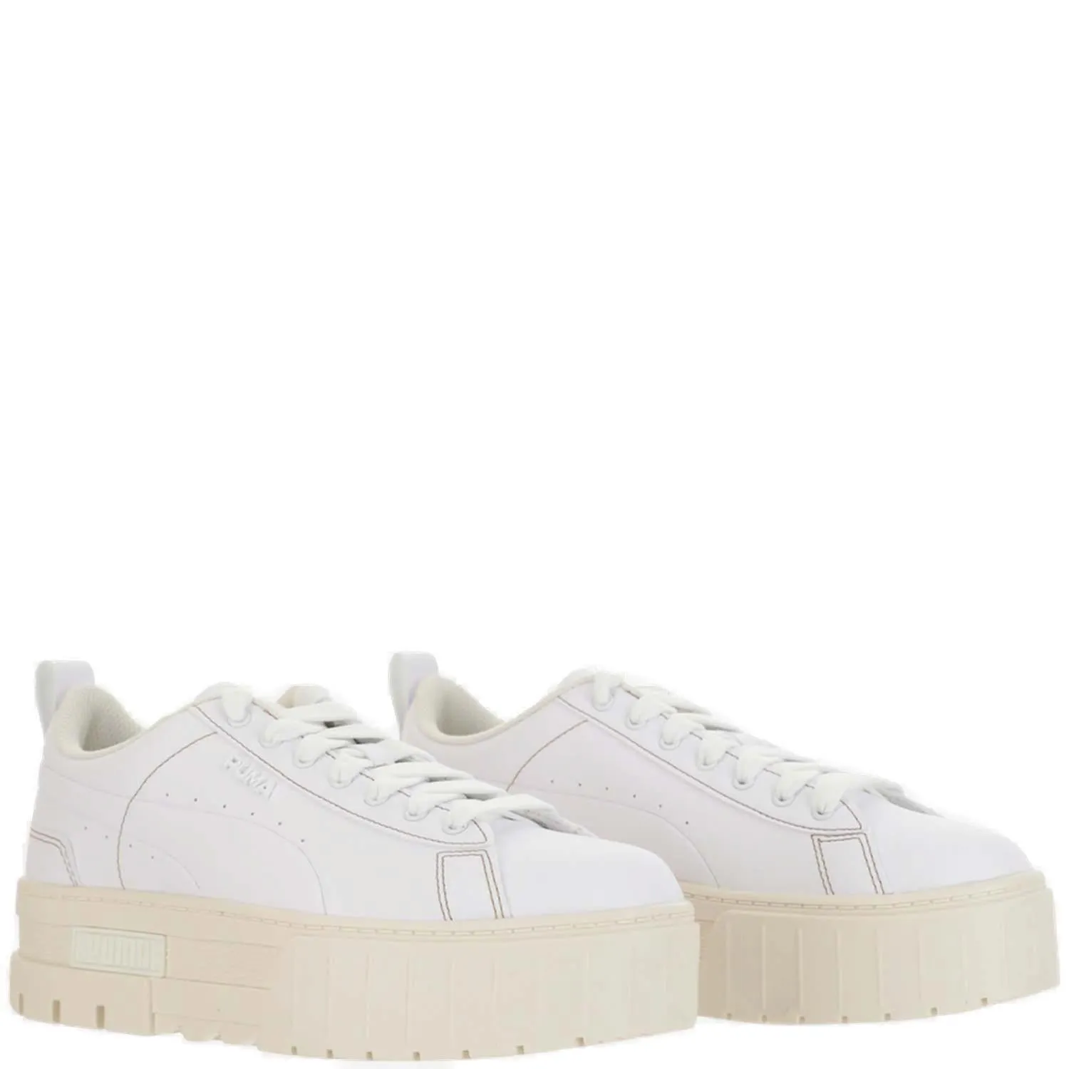 Puma Perforated Detailed Platform Lace-Up Sneakers