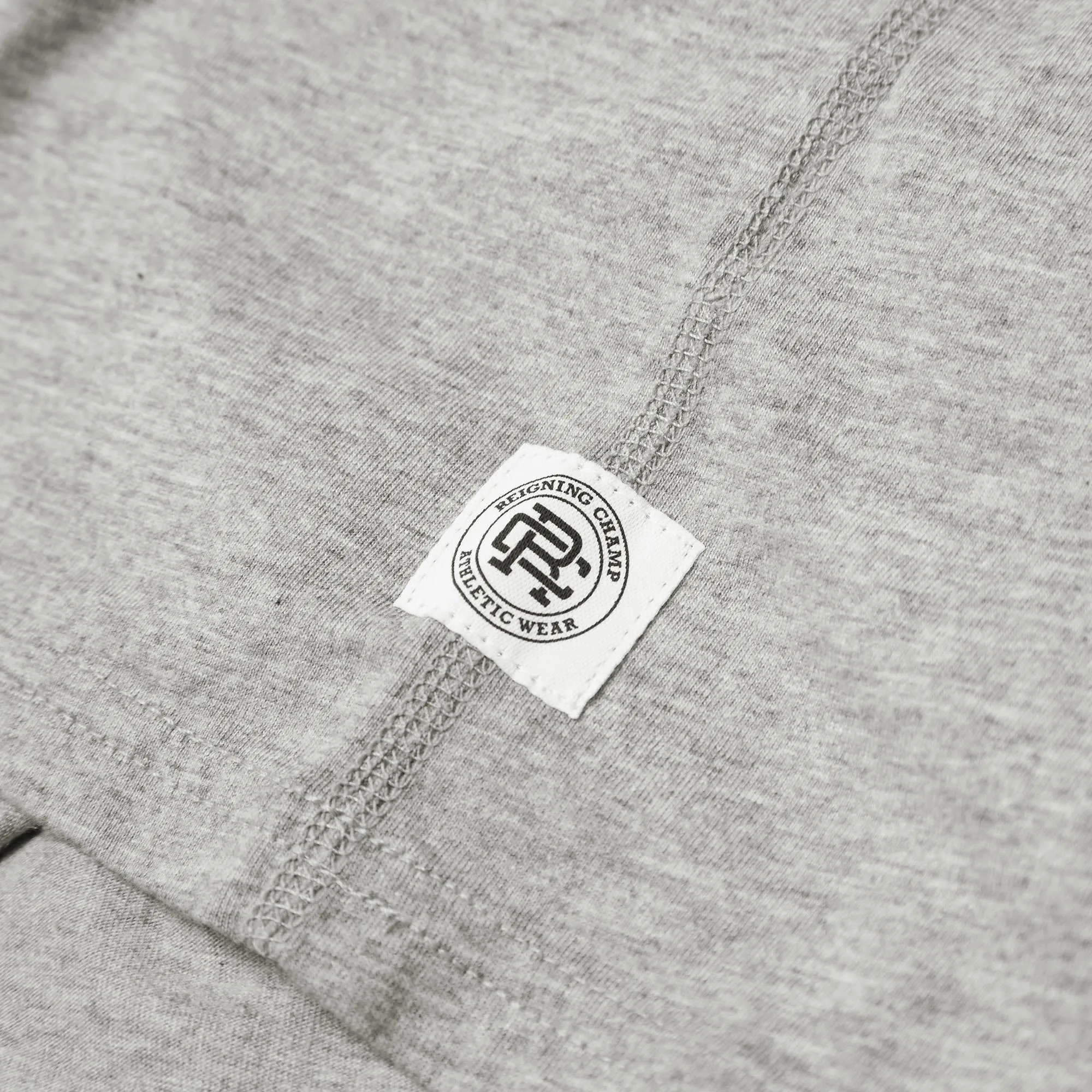 Reigning Champ Gym Logo TeeHeather Grey