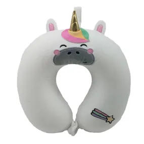 Relaxeazzz Plush Memory Foam Travel Pillow - Astra the Unicorn Adoracorns CUSH363